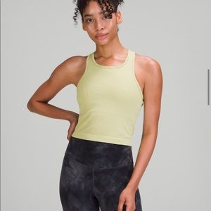 lululemon ebb to street racerback crop NWOT